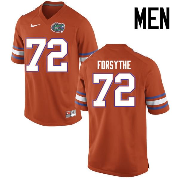 NCAA Florida Gators Stone Forsythe Men's #72 Nike Orange Stitched Authentic College Football Jersey FGZ5264KB